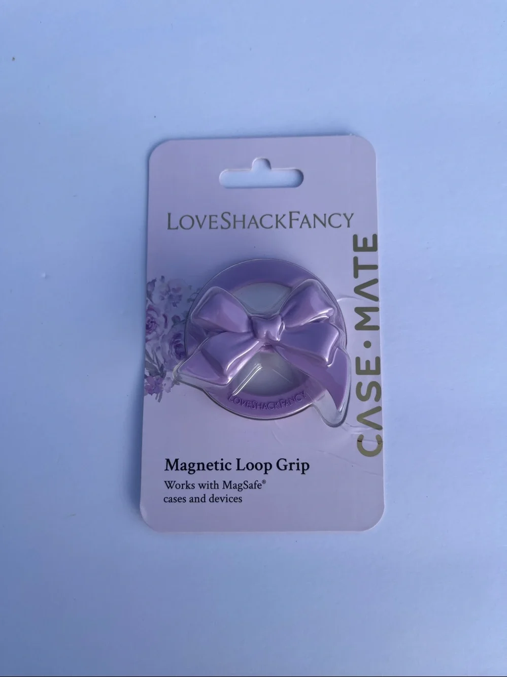 LoveShackFancy x Target - Case-Mate Magnetic Silicone Bow Phone Grip NWT